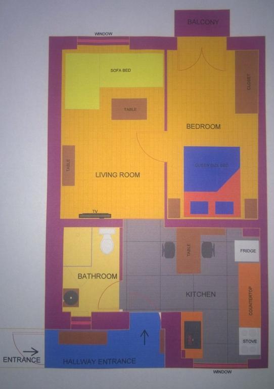Apartament Downtown Kolozsvár Szoba fotó